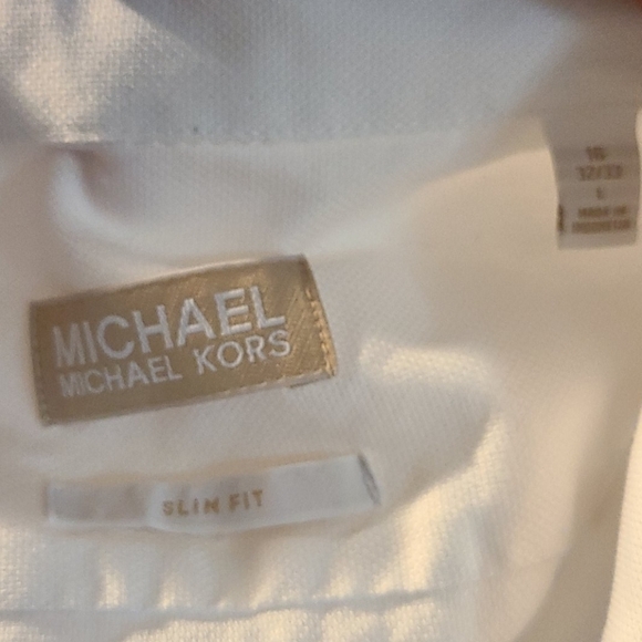 Michael Michael Kors Non Iron button down shirt LG - Picture 2 of 4